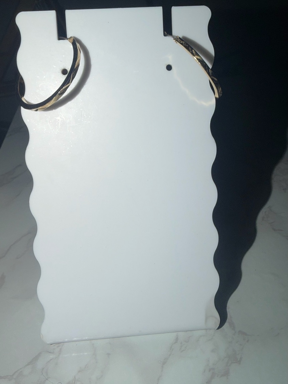 & Other Stories Gold Twisted Hoop Earrings
